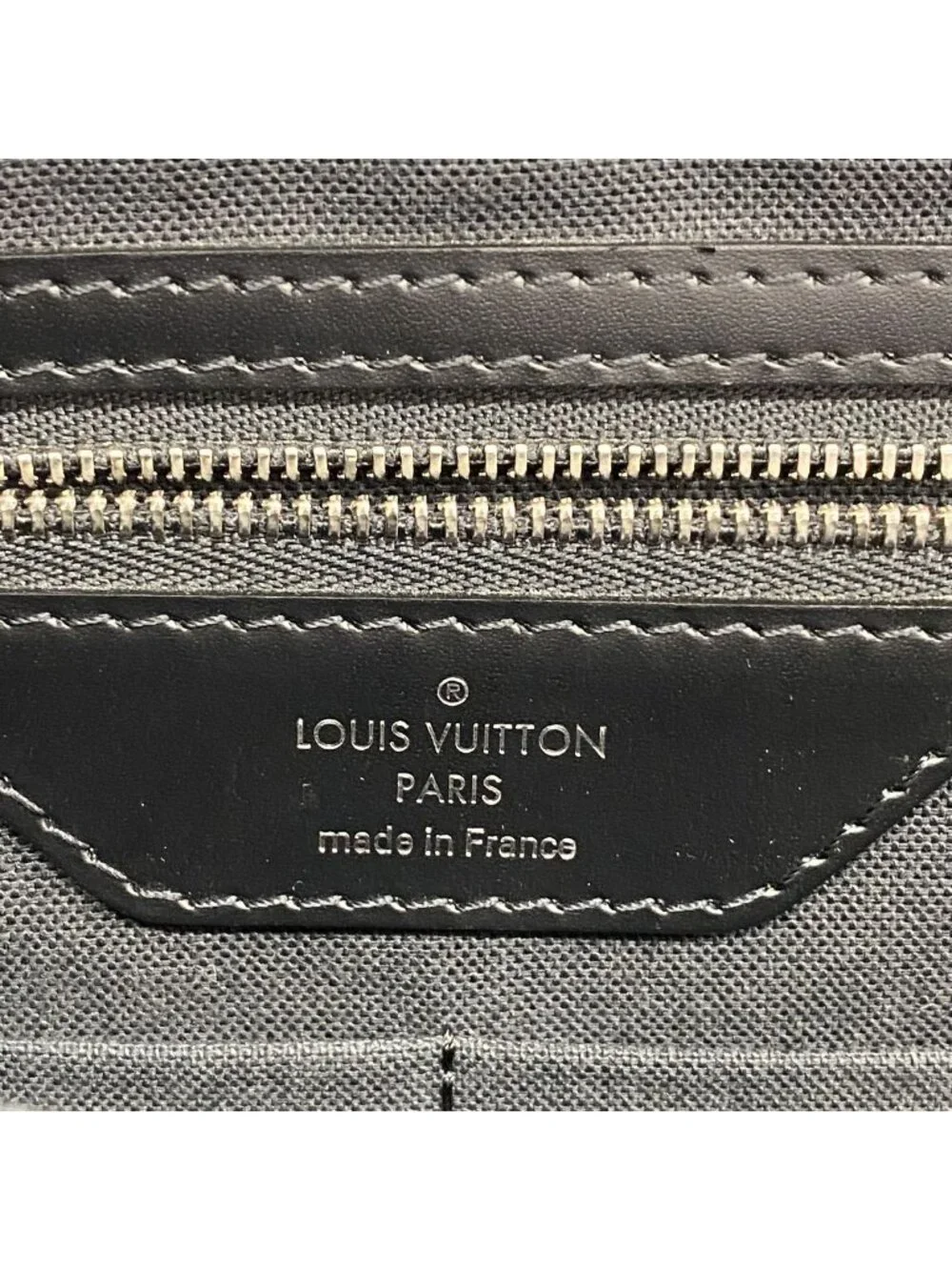 Louis Vuitton Clutch Damier Graphite Poche Document Black Gray